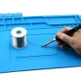BEST S160 Manyetik Isı Yalıtımlı Silikon Ped Masa Matı Bakım Platformu BGA Lehimleme Onarım İstasyonu