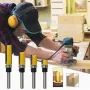6.35mm Shank Router Bit Pattern Flush Trim Blade Bearing 1/2\ Straight End Mill Slotting Milling Cutter For Woodworking Dia 12.7mm