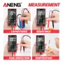 ANENG 621A 9999 Counts Auto Range Full-screen Touch Smart Digital Multimeter Rechargeable DC/AC Voltage Current Tester Meter