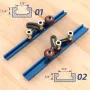 ENJOYWOOD One Way Bearing Roller Feeder Clear Cut Precision Stock Guides Featherboards Safety Feeding for Table Saw Router Table