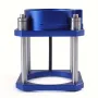 Base di sollevamento invertita per lavorazione del legno, sollevamento regolabile da 0 a 54 mm, compatibile con modelli con diametro esterno di 64-65 mm, ideale per lavori di fresatura, scanalatura, rifinitura e smussatura.