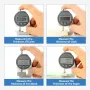 Digital Display Thickness Gauge Zinc Alloy Electronic LCD Micrometer Metric Imperial Wall Thickness Measurement Tools 0-10 or 20mm