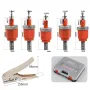 Forstner Bit Set with Edge Banding Punching Pliers Countersink Drill Bit Woodworking Screw Extractor Demolition Wood Drilling
