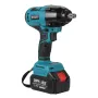 Drillpro 800nm Max. High Torque Cordless Electric Wrench With 1 or 2 Battery Brushless Wrench Tool Car Repair