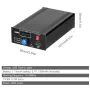 ATU-10-0A Mini sintonizador de antena automático de 20 W, 1,8-30 MHz, display OLED, caixa externa de liga de alumínio com bateria de 1800 mAh, sintonizador de antena ATU