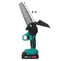 88VF 6 inç 1200W Elektrikli Zincirli Testere Budama Zincirli Testere Akülü Ağaç İşleme Bahçe Ağaç Kütükleme Aleti Yok/1/2 Pil ile Makita İçin de