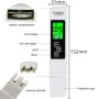 Pengukur TDS Akurasi Tinggi Penguji Air Digital 0-9990ppm TDS EC LCD Kemurnian Air PPM Filter Akuarium