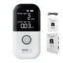 Medidor EMF atualizado NOYAFA Sonda de radiação de campo eletromagnético recarregável com display LCD de alta precisão para caça fantasma em casa e escritório Sinais WiFi 5G Bateria de 700mAh
