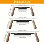 RUITOOL 1PCS Draw Knife High Carbon Steel Blade Straight Shave Knife Wooden Handle Woodworking Debarking Hand Tool for Logs Wood Fence Posts