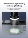 Digital Microscope 1600X 12MP Camera Sensor Coin Microscope 7\ Touch LCD Microscope with Wired Remote 28 LED Fill Lights For PC
