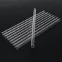10Pcs 250mm OD 10mm 2.2mm Thick Wall Borosilicate Glass Blowing Tube 