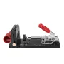 ENJOYWOOD XK4S PRO Pocket Hole Jig with Stabilizing Bar Stop Block Aluminum Alloy Woodworking Drill Guide for DIY Carpentry Projects