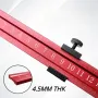 Thickened Aluminum Plate Positioning Block Limited Positioning Measure Multifunctional Woodworking Aluminum Alloy Ruler Scale