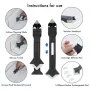Raschietto in silicone 5 in 1, strumenti per calafataggio, colla per vetro, raschietto angolare, finitura con testa in acciaio inossidabile, raschietto per sigillante, kit per la rimozione del raschietto e della malta.