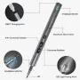 120 in 1 Precision Electric Screwdriver Set 350mAh Lithium Battery 180 RPM Motor 100 Precision Bits Ergonomic Design LED Lights