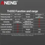 ANENG TH202 TH203 Kızılötesi Termometre Tabancası -50¡ãC ila 600¡ãC Çok Noktalı Lazer LCD Arka Aydınlatmalı Ekran Ayarlanabilir Emisivite Yüksek Doğruluk Sıcaklı