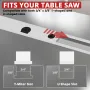 HONGDUI HD-MG21 Precision Miter Gauge For Table Saw With Extended Fence And 0.02mm Micro Adjustable Flip Stop Router Table Precision Angle Setting