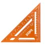 Aluminum Alloy Carpenter Precision Woodworking Triangle Measuring Ruler Rafter Square Measuring Layout Tool Multi-angle Woodworking Scriber Circle Drawing Metric Scale