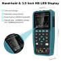 HANMATEK H052S H052 Профессиональный портативный цифровой осциллограф 50 МГц 250 MSa/s с мультиметром Генератор сигналов Интерфейс USB Type-C Расширенный инструмент тестирования