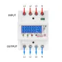 Dgital Wattmeter 100A 380V AC Three Phase Energy Meter Temporary kWh Can Be Reset Power Voltage Current