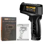 ANENG TH202 TH203 Kızılötesi Termometre Tabancası -50¡ãC ila 600¡ãC Çok Noktalı Lazer LCD Arka Aydınlatmalı Ekran Ayarlanabilir Emisivite Yüksek Doğruluk Sıcaklı