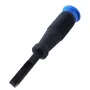 Ferramenta de cinzel de ângulo reto de 90 ° com cabo de plástico resistente, corpo de aço de alto carbono para ranhuras eficientes