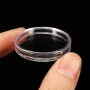 100 Adet/Lot 20/25/27/30mm Şeffaf Plastik Madeni Para Tutucu Evrensel Hatıra Madeni Para Kabuğu Koleksiyoncusu