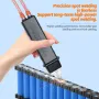 DIY Handheld Spot Welding Pen Gold-Plated Pure Copper 1500A High Conductivity 66cm Compact 414g for Battery 18650 Welding