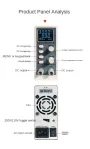 Fonte de alimentação DC ajustável de alta precisão DH-3005 30 V 5 A com display digital LED e proteção contra sobrecorrente para reparo de laptops e celulares