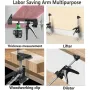 2PCS Labor Saving Handle Arm Jack Woodworking Clamps 400KG Lift Capacity Multi-Function Height Adjustment Lifting Device Door Panel Lifting Cabinet Jack