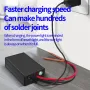 Mini Spot Welder 6 Adjustable Power Levels Portable 0.1-0.15mm Nickel Sheet Welding 4000mAh Battery Automatic Trigger Compact Design DIY Tool