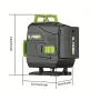 Kit livella laser LFINE a 16 linee, autolivellante, batteria al litio ricaricabile da 4800 mAh, spina USA, con base girevole in alluminio e lussuosa borsa in tessuto.