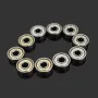 Machifit 10pcs 626ZZ 6x19x6mm Steel Sealed Shielded Ball Bearing