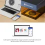 Refurbished SCULPFUN iCube 3W Laser Engraver Portable Laser Engraving Machine with Smoke Filter Temperature Alarm 130x130mm Engraving Area