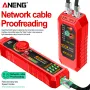 ANENG M469C Network Line Finder RJ11 RJ45 Cable Tracer 9V Battery Flashlight Auto Shutdown Low Voltage Alert