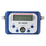 SF-95DR Professional Satellite Finder with High Accuracy Backlit Display LNBF Frequency Indicator Plug & Play Lightweight Pocket Sized Convenient for Campers