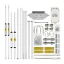 750V Shortwave V Antenna High Efficiency Low Noise 5 Bands 7M-14M-21M-28M/29M-50M 2000W PEP 1.5 VSWR for Ham Radio