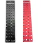 Identibolt Bolt and Nut Identifier Gauge 4x20 Inches Anodized Grey Aluminum Fastener Measurement Tool with Laser Etched Markings and Twin Rulers for Ultimate Precision