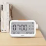 Atuman MT2 3in1 Multifunctional Hygrometer Alarm Clock Timer -9.9°C~60°C LCD Display Temperature Humidity Monitor Accurate Environmental Monitoring