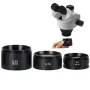 HAYEAR WD165 0.5X 0.7X 2.0X Auxiliary Objects Lens Microscope Camera Lens For Trinocular Binocular Stereo Zoom Microscope Barlow Glass Lens