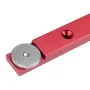 Red 300-880mm Aluminum Alloy Rail Miter Bar Slider Sliding Bar Table Saw Gauge Rod Miter Gauge for T-slot T-track Miter Track Jig Fixture Slot Router Table Woodworking Tool