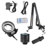 HAYEAR 24MP 4K 1080P HDMI Videocamera per microscopio industriale Zoom 1X-130X Obiettivo con attacco C Telecomando per acquisizione di immagini digitali
