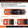 Pony Jorgensen NO.60-1/2 Low Angle Block Plane Adjustable Mouth Mini Wood Planer Handheld Plane Ductile Iron Body Adjustable Depth 9CrWMn Steel Blade for Woodworking
