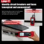 UNI-T UT25CL-T Handheld Cable Locator 33KHz Signal Frequency 8V-480V Voltage Test LCD Display CAT III 480V for Underground Cable Path Tracing