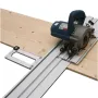 Wnew Woodworking 90 Derajat Rel Pemandu Persegi Paduan Aluminium Gergaji Rel Persegi Sudut Kanan untuk Gergaji Bundar Listrik