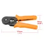 DANIU 23AWG to 10AWG Self Adjusting Ratcheting Ferrule Crimper Plier Tool with 800pcs Connector Terminal