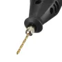 Drillpro 50PCS 1/1.5/2/2.5/3mm HSS Titanium Coated Twist Drill Bits High Speed Steel Drill Bit Set