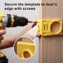 1-3/8\ - 1-3/4\ Door Lock Installation Kit with Guide Template and Door Lock Hole Saw for Wooden Doors/Windows
