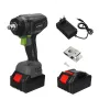 Drillpro Brushless Electric Wrench 1000N.m High Speed 5000RPM Impact 3+1 Reverse Stop Gear Positions Secure 1/2\ Chuck Size Available with 15000mAh Battery