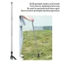 Manual Vertical Weeding Digging Grass Shovel Standing Weeding Puller Metal Weed Puller Head Garden Lawn Root Remover Weeder
